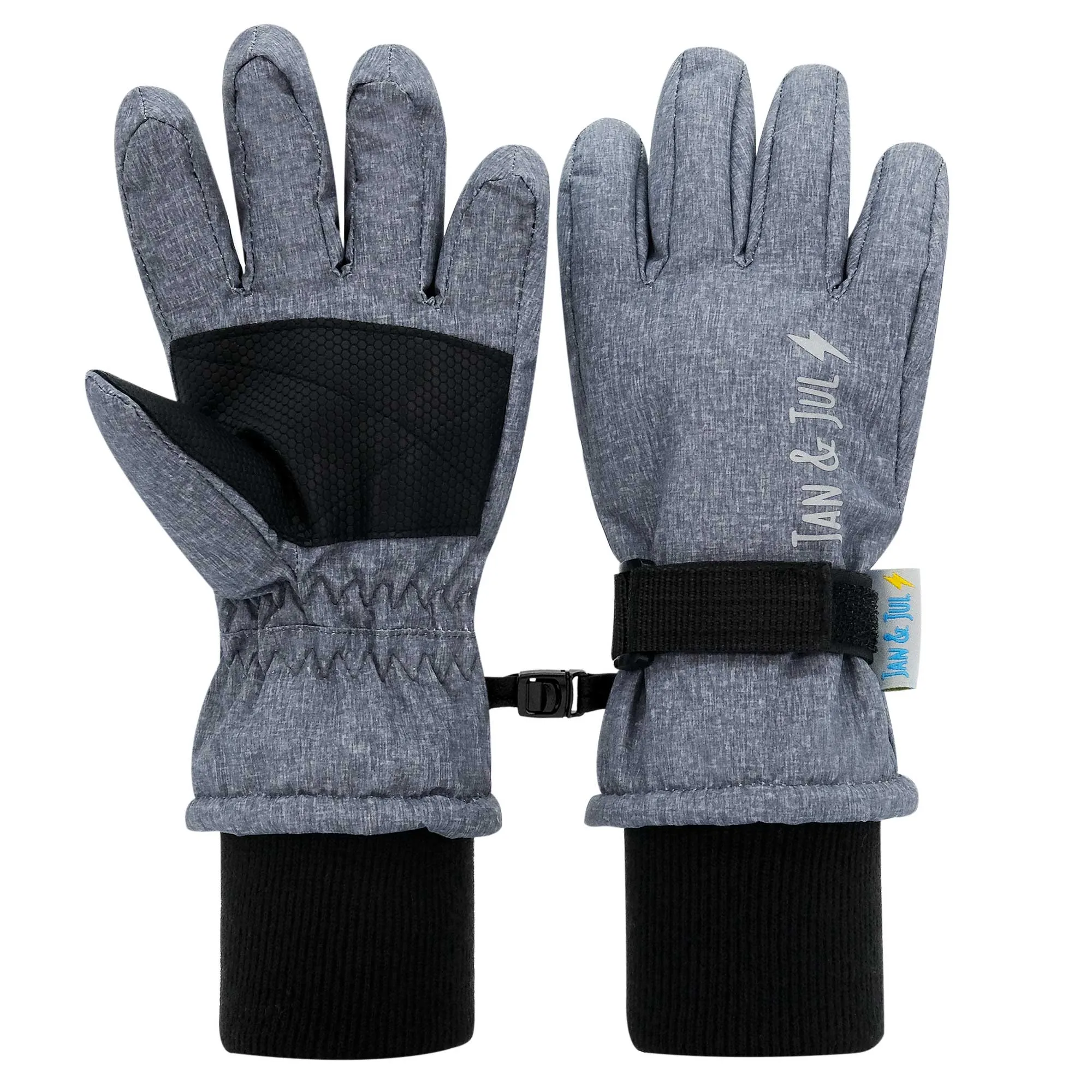 Jan & Jul Heather Gray Toasty-Dry Waterproof Glove