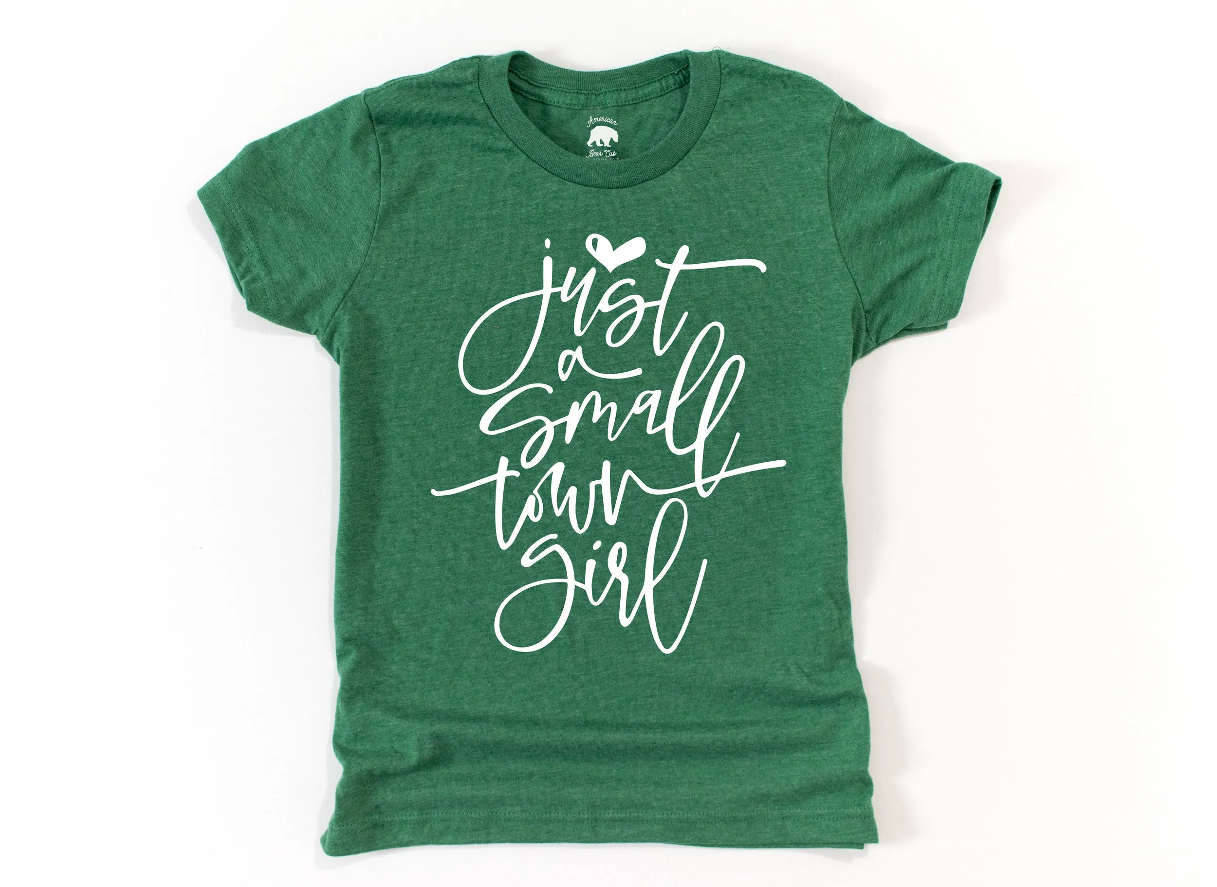 Just a Small Town Girl Triblend Youth Shirt - light or dark artwork