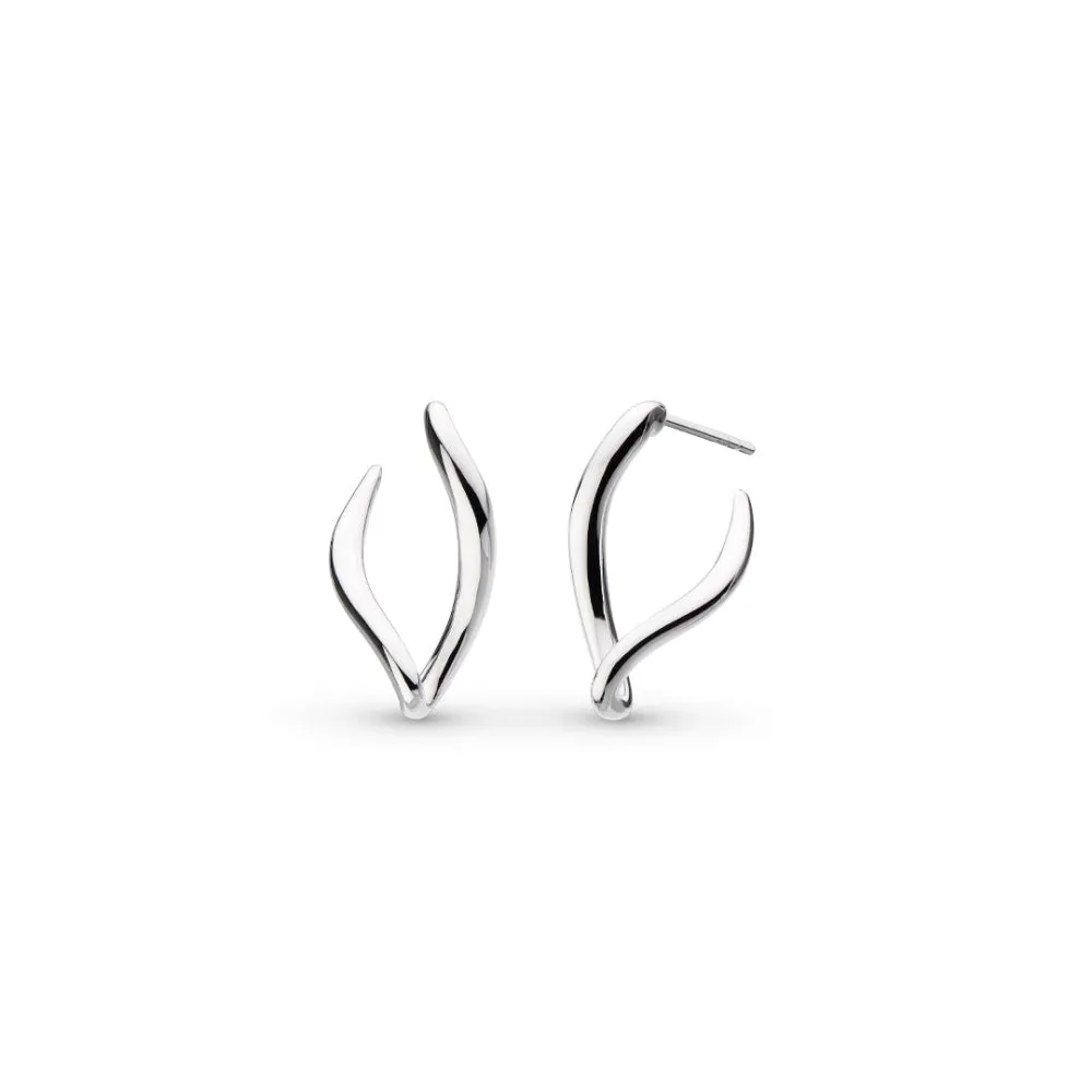 Kit Heath Entwine Twine Link Hoop Earrings