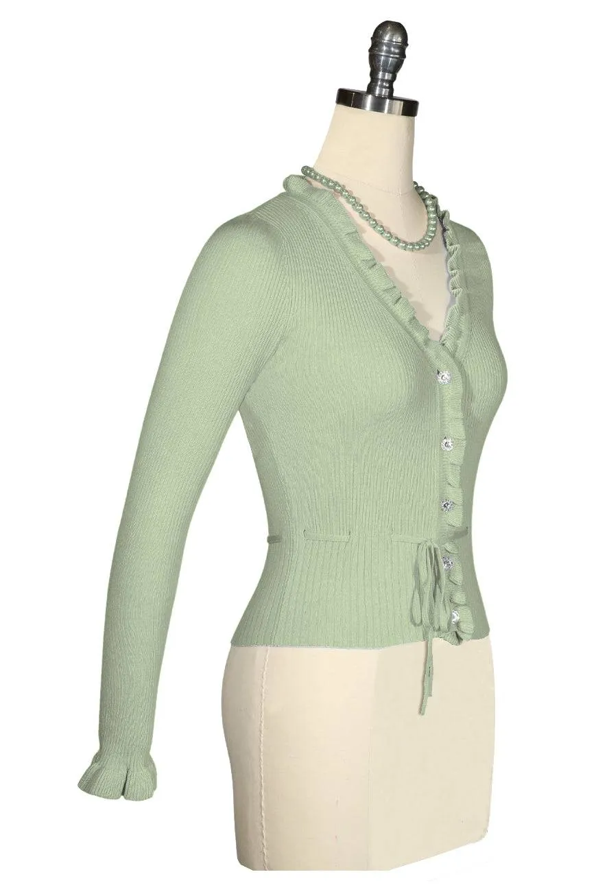 La Luna Knit Cardigan (Mint)