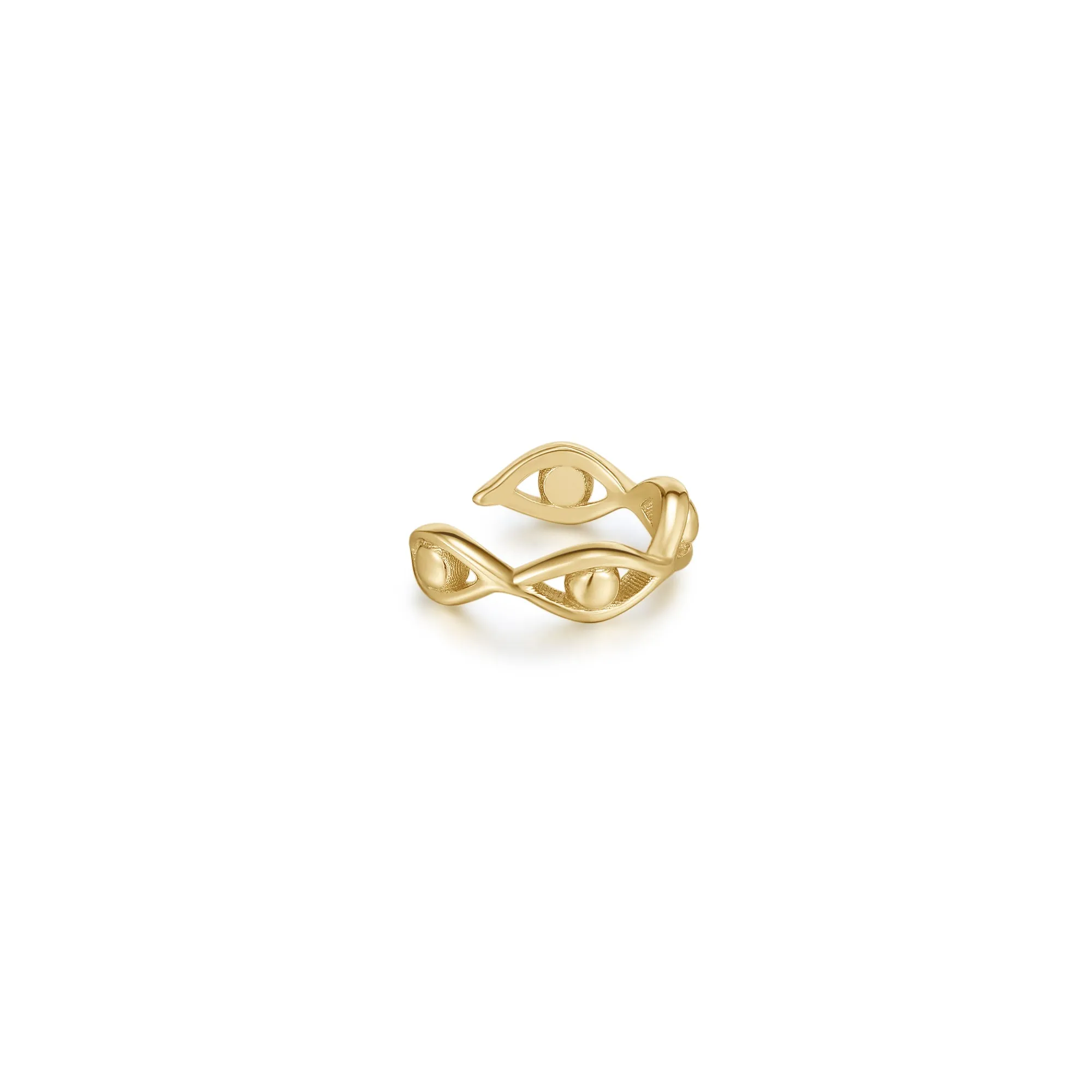 Levana | Thalia Earcuff | 925 Silver | 14K Gold Plated