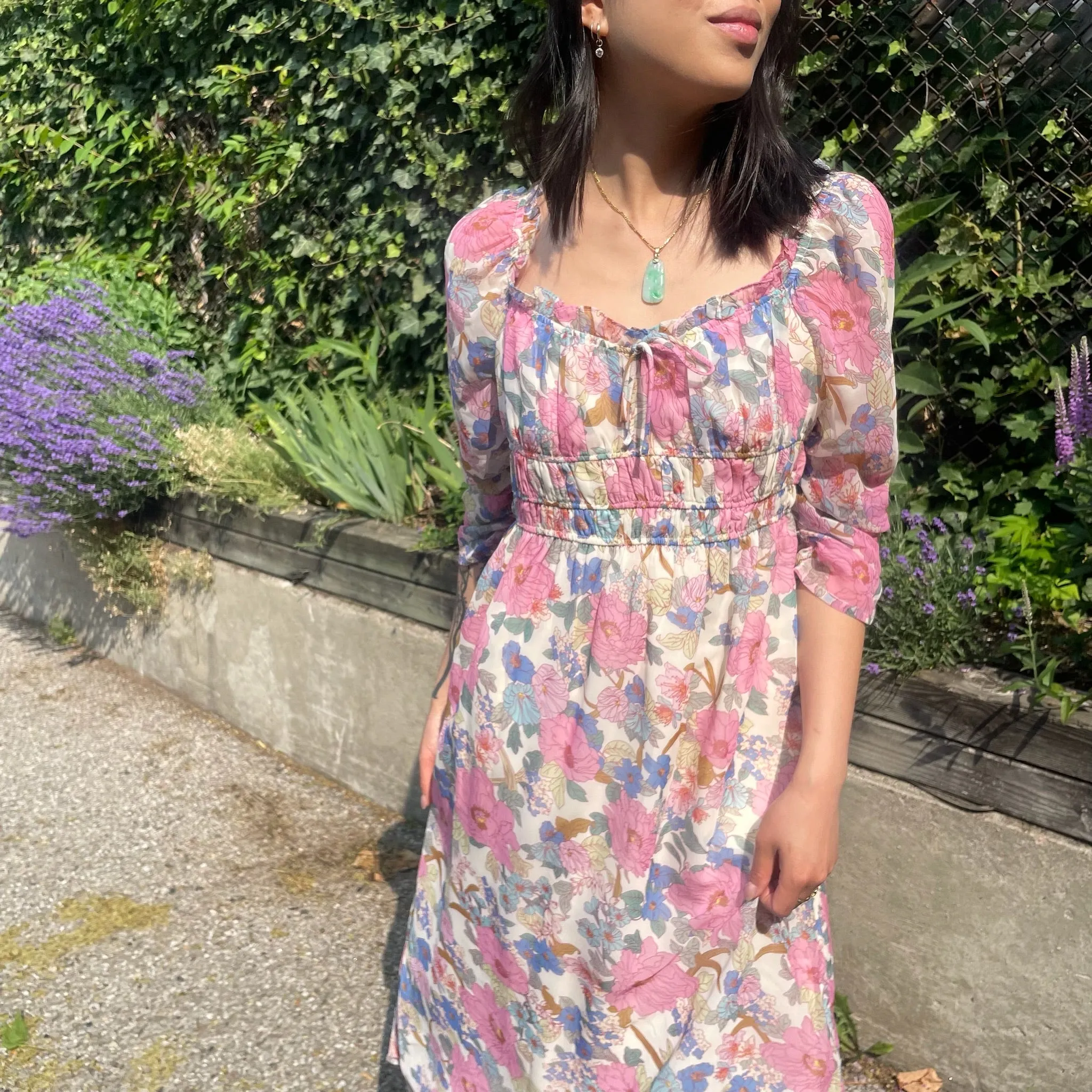 LUCIOLE Floral Dress