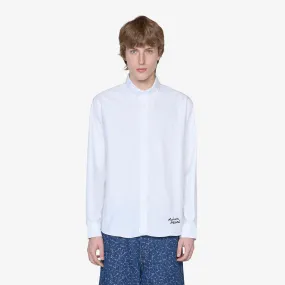 Maison Kitsuné Handwriting Casual BD Shirt White