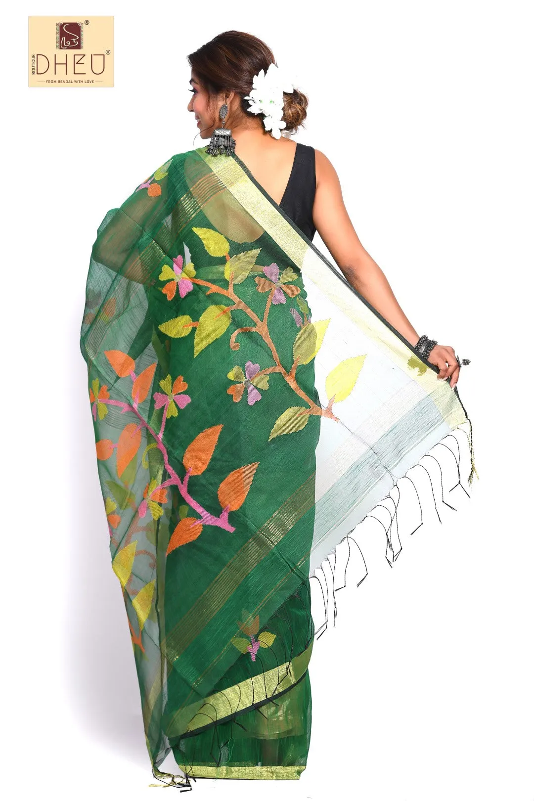 Matka Muslin saree