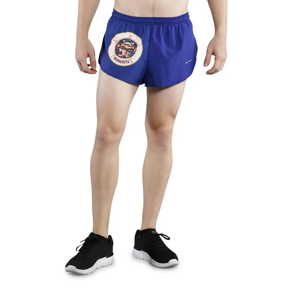 Men's 1" Elite Split Shorts- Minnesota