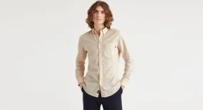 Men's Slim Fit 2 Button Collar Shirt