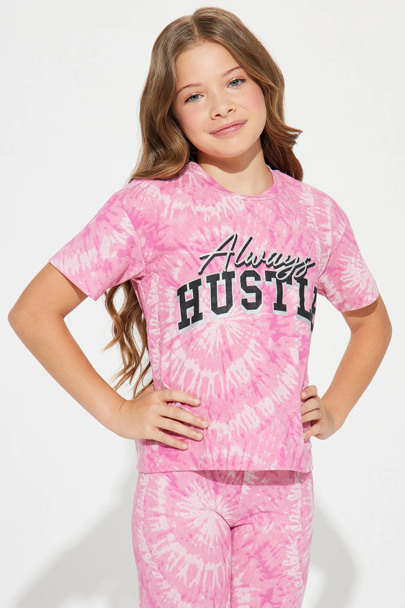 Mini Always Hustle Legging Set - Pink