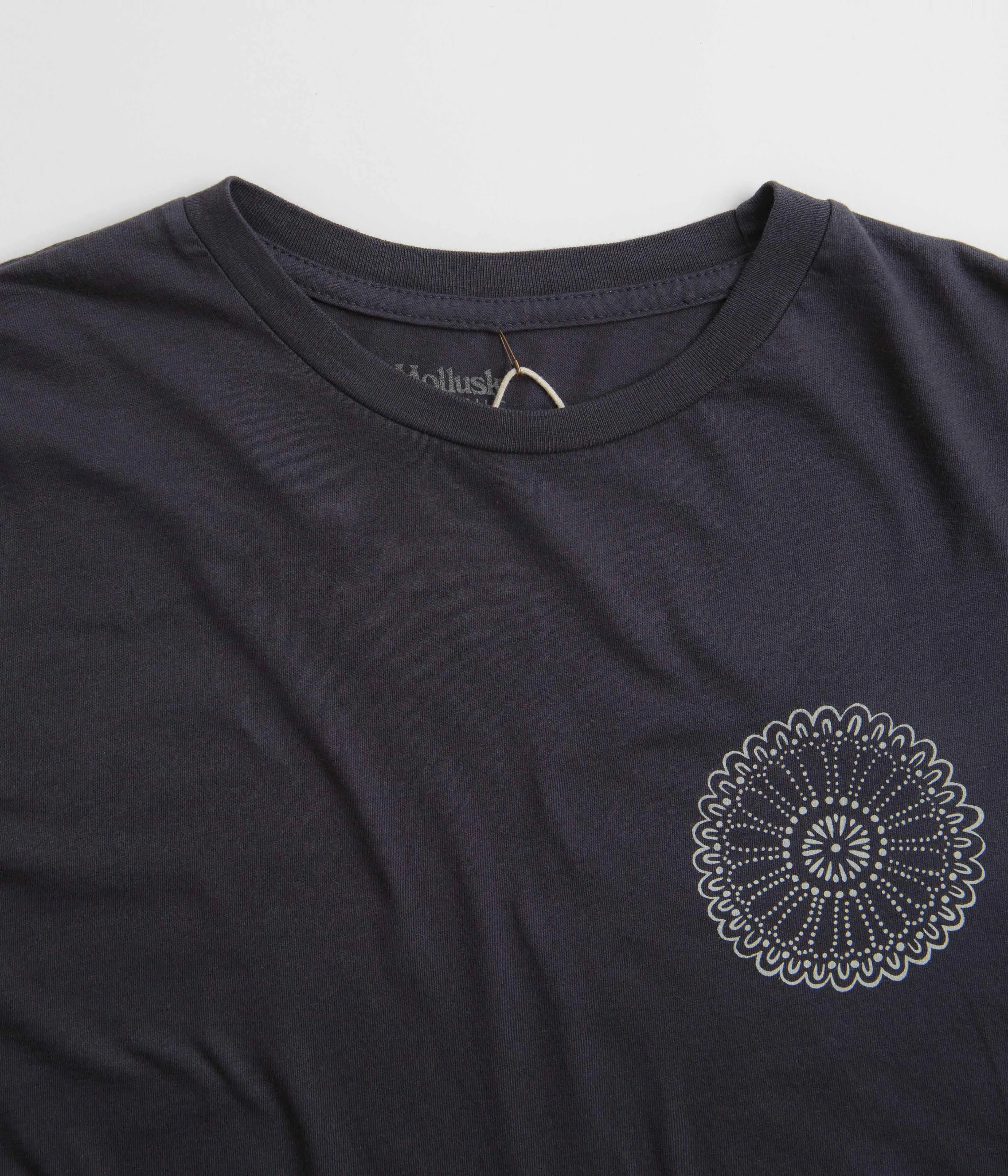 Mollusk Chrysanthemum T-Shirt - Black Indigo