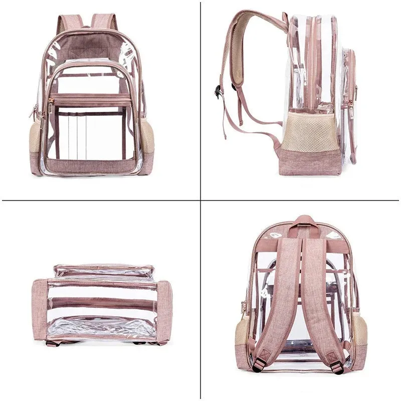 Multi-functional Waterproof Transparent Backpack for Women