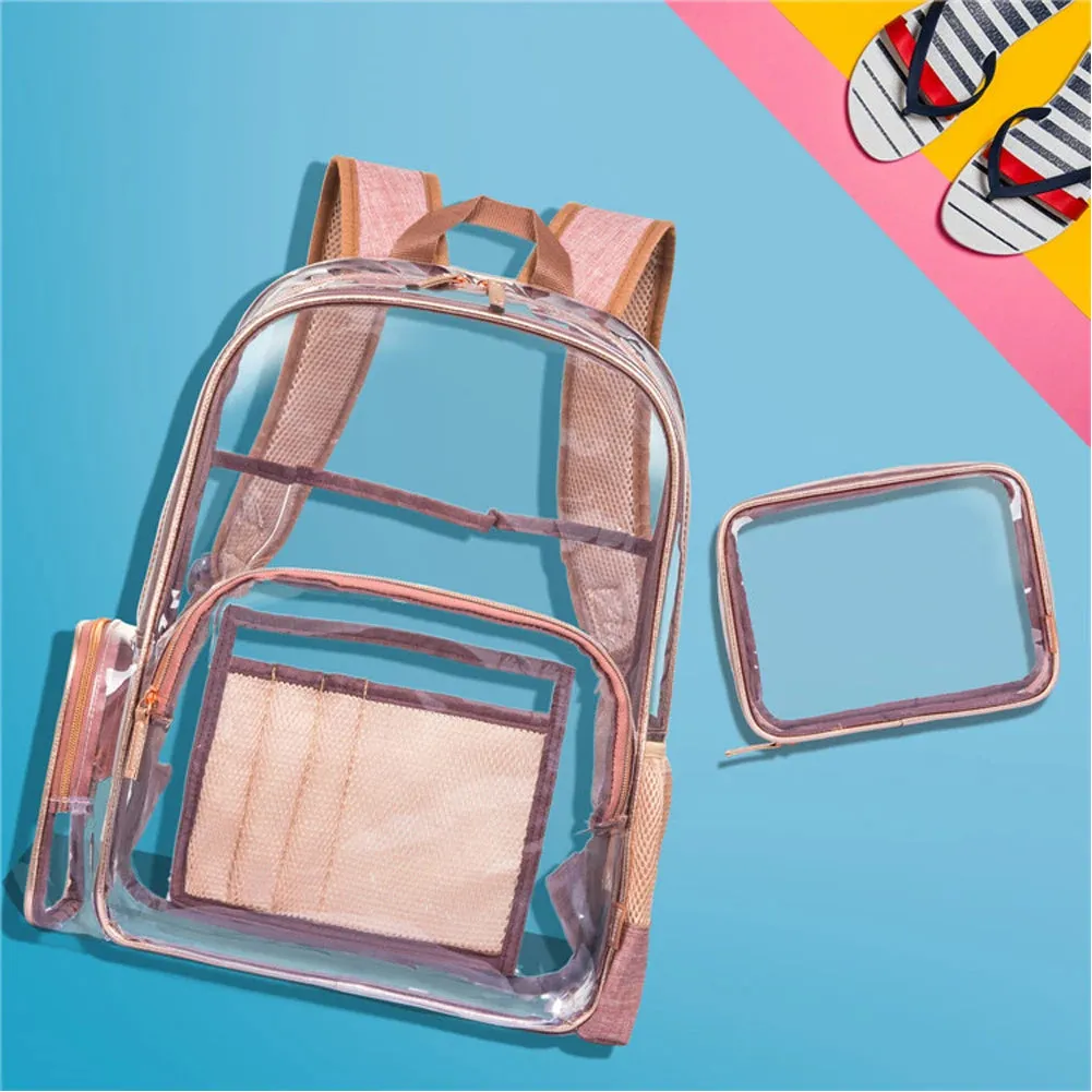 Multi-functional Waterproof Transparent Backpack for Women