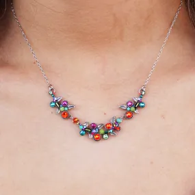 Multicolor Petite Scallop Necklace