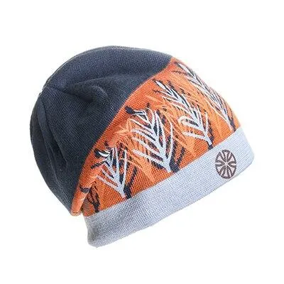 Multicolored Geometric Pattern Knit Hat, Skull Cap or Beanie