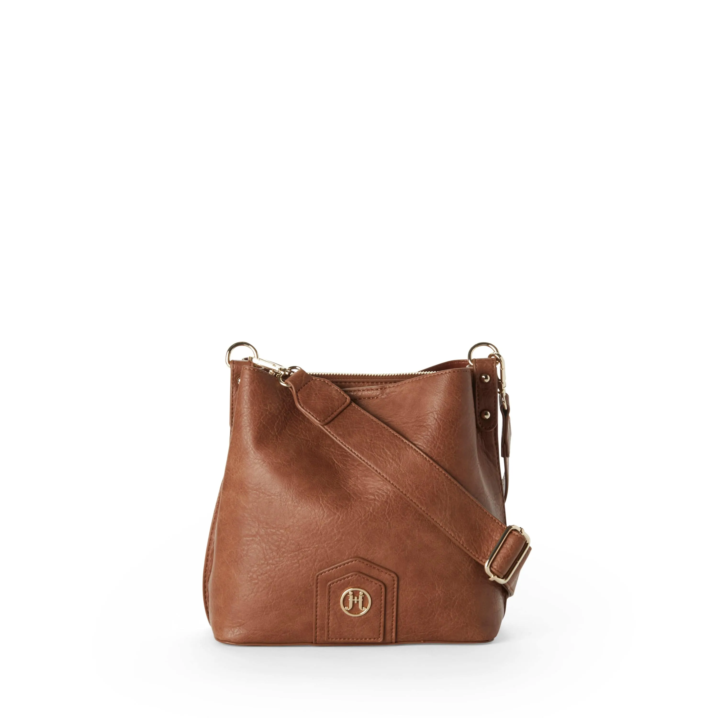 Naomi Vegan Leather Bucket Crossbody | Multiple Colours