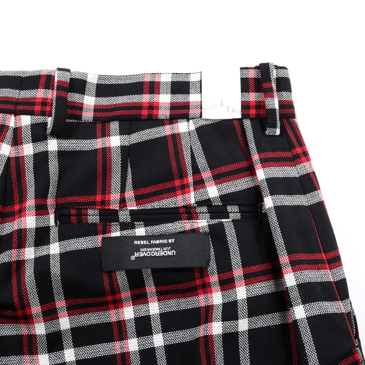 N.HOOLYWOOD 1201-PT06 UNDERCOVER PANTS BLACK CHECK