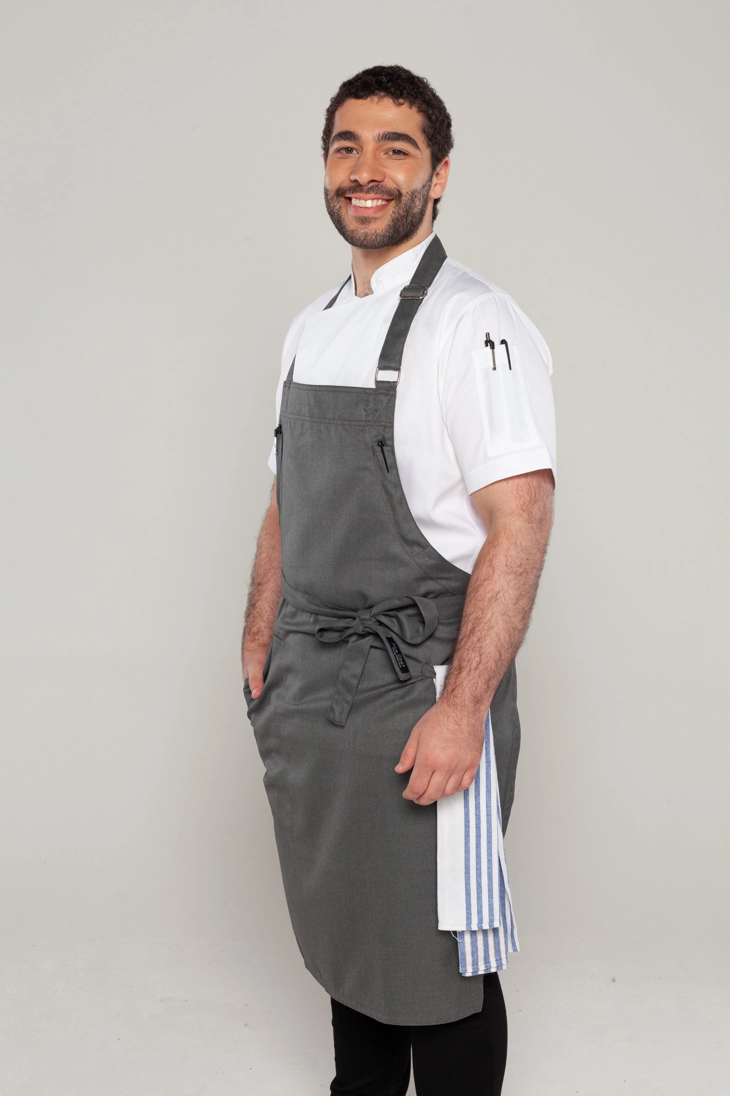 Niche Worstead Grey chef apron one size