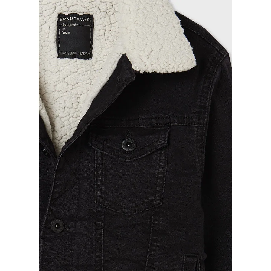 Nukutavake Boys Shearling Denim Jacket 7410-67