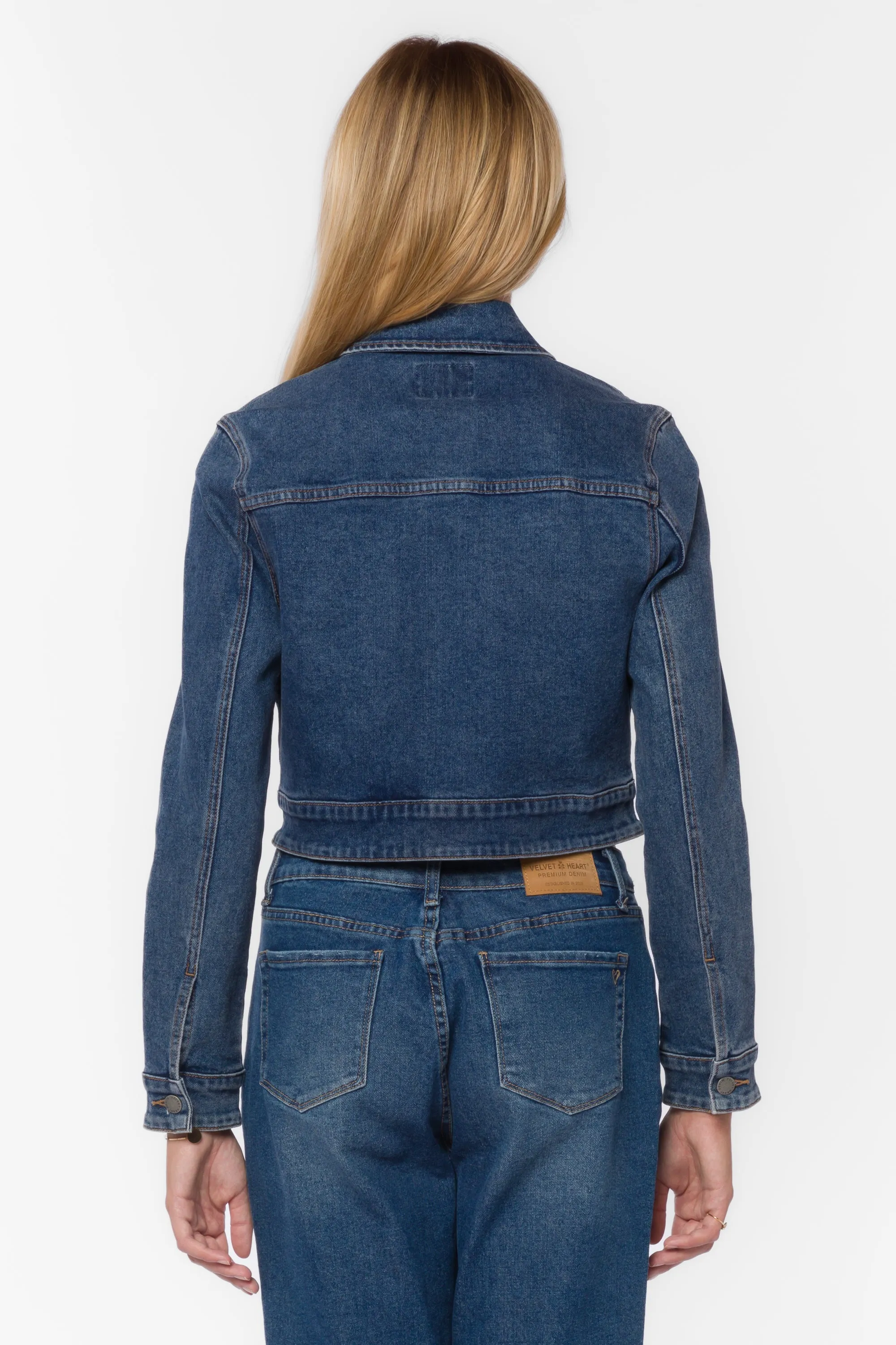 Nyra Dark Indigo Denim Jacket