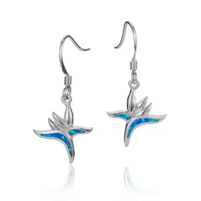 Opal Bird of Paradise Earrings