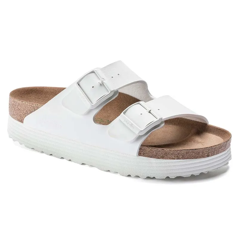 Papillio by Birkenstock Arizona Platform Sandals in White