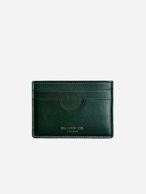 Premium Slim Apple Leather Vegan Cardholder | Forest Green