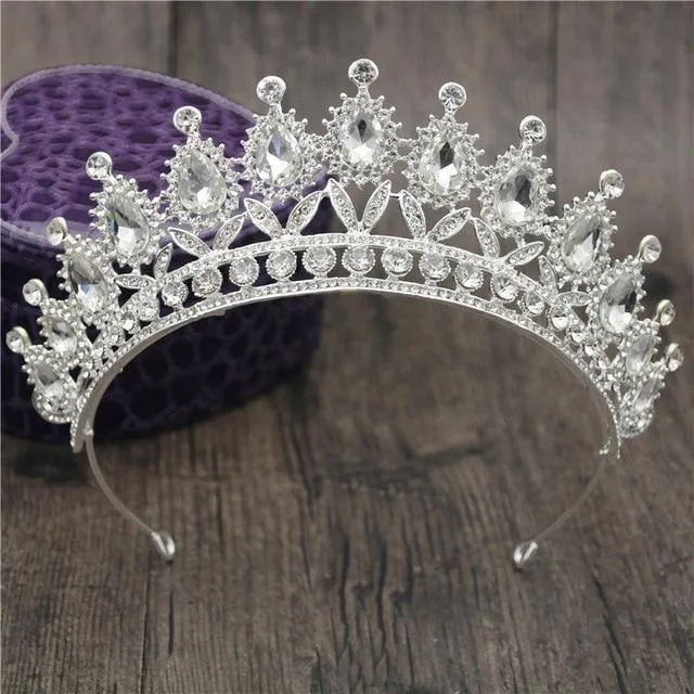 Queen Bridal Tiaras and Crowns in 15 Different Styles for Wedding or Prom