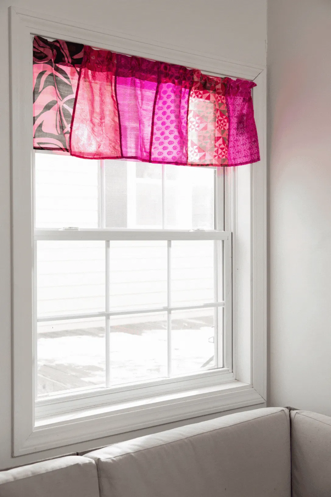 Recycled Patchwork Sari Valance