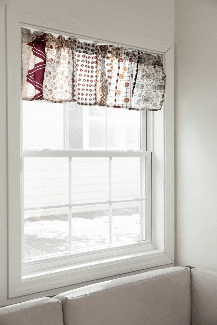 Recycled Patchwork Sari Valance