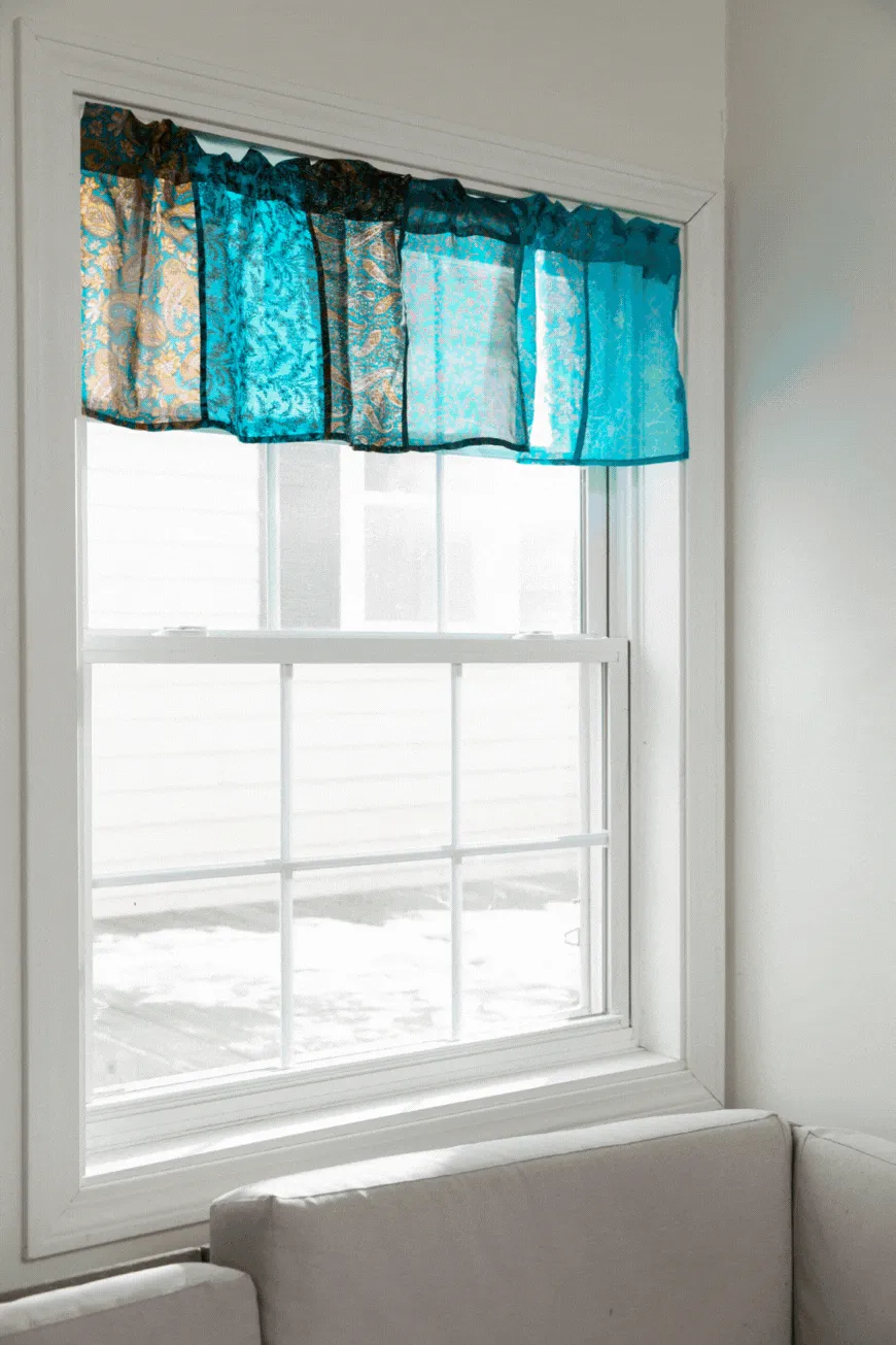 Recycled Patchwork Sari Valance