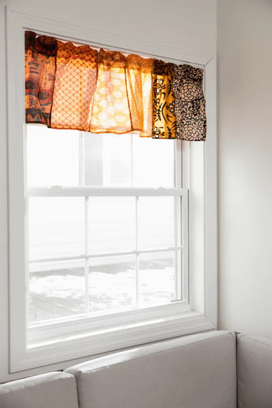 Recycled Patchwork Sari Valance