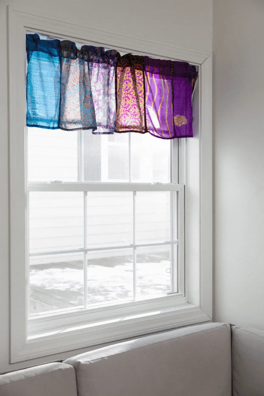 Recycled Patchwork Sari Valance