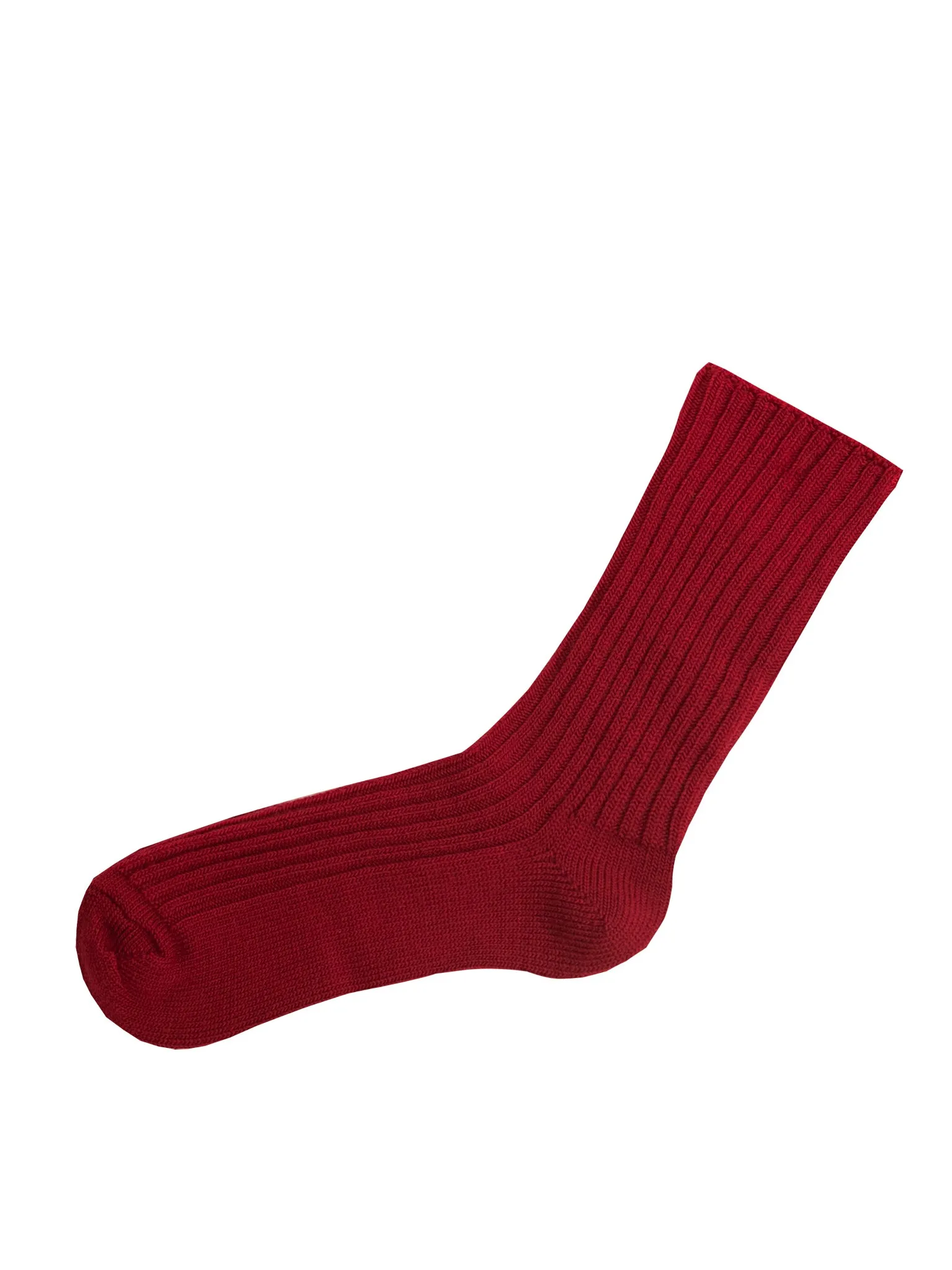 Red Wool Socks