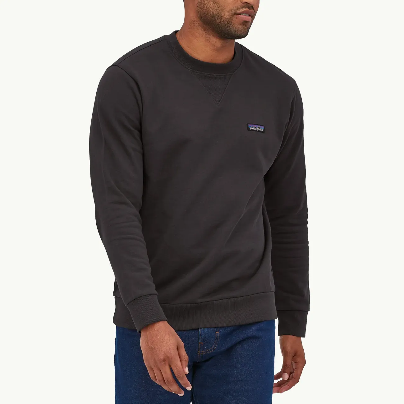 REGENERATIVE ORGANIC CERTIFIED COTTON CREWNECK SWEATSHIRT INK BLACK