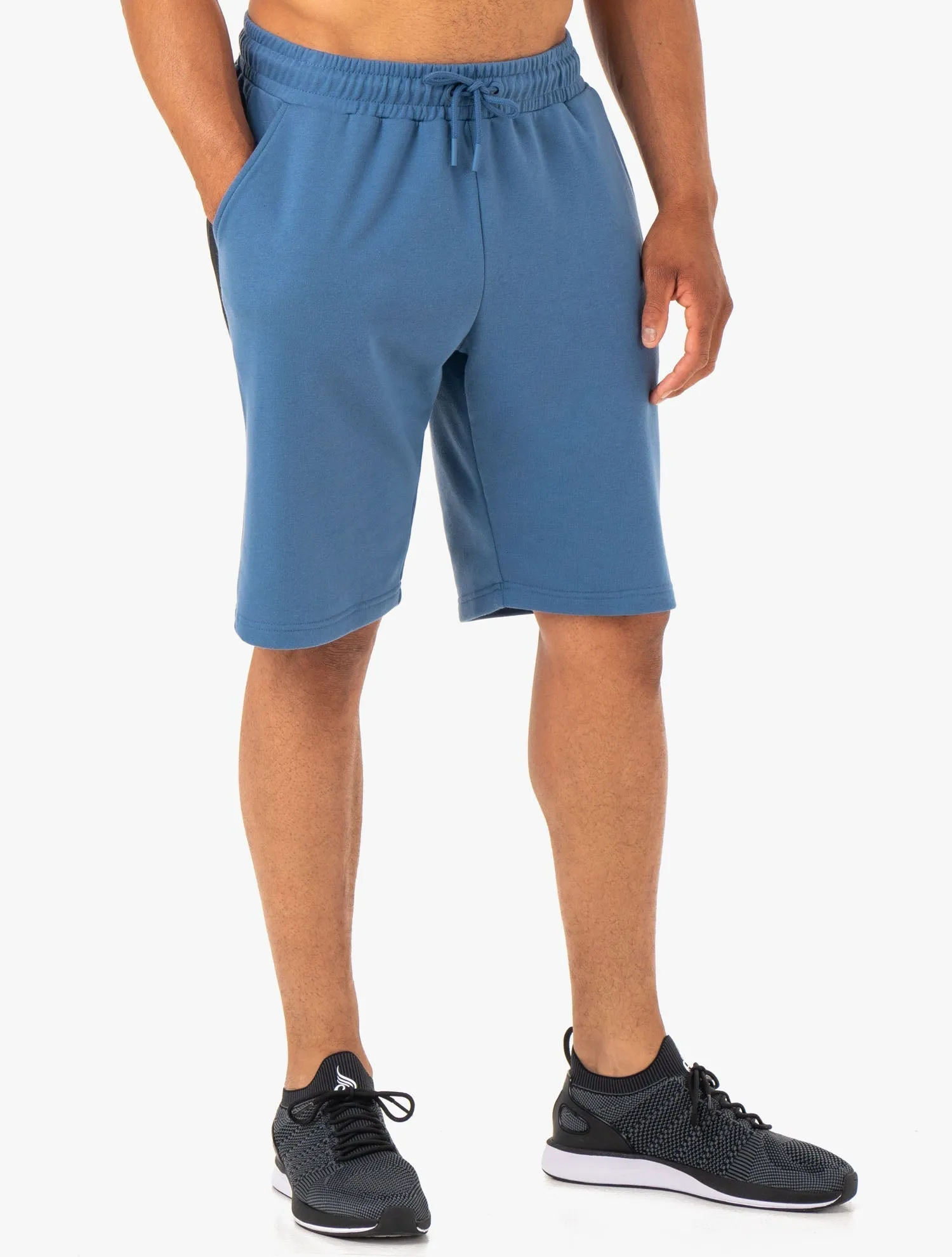 Restore Fleece Track Short - Blue