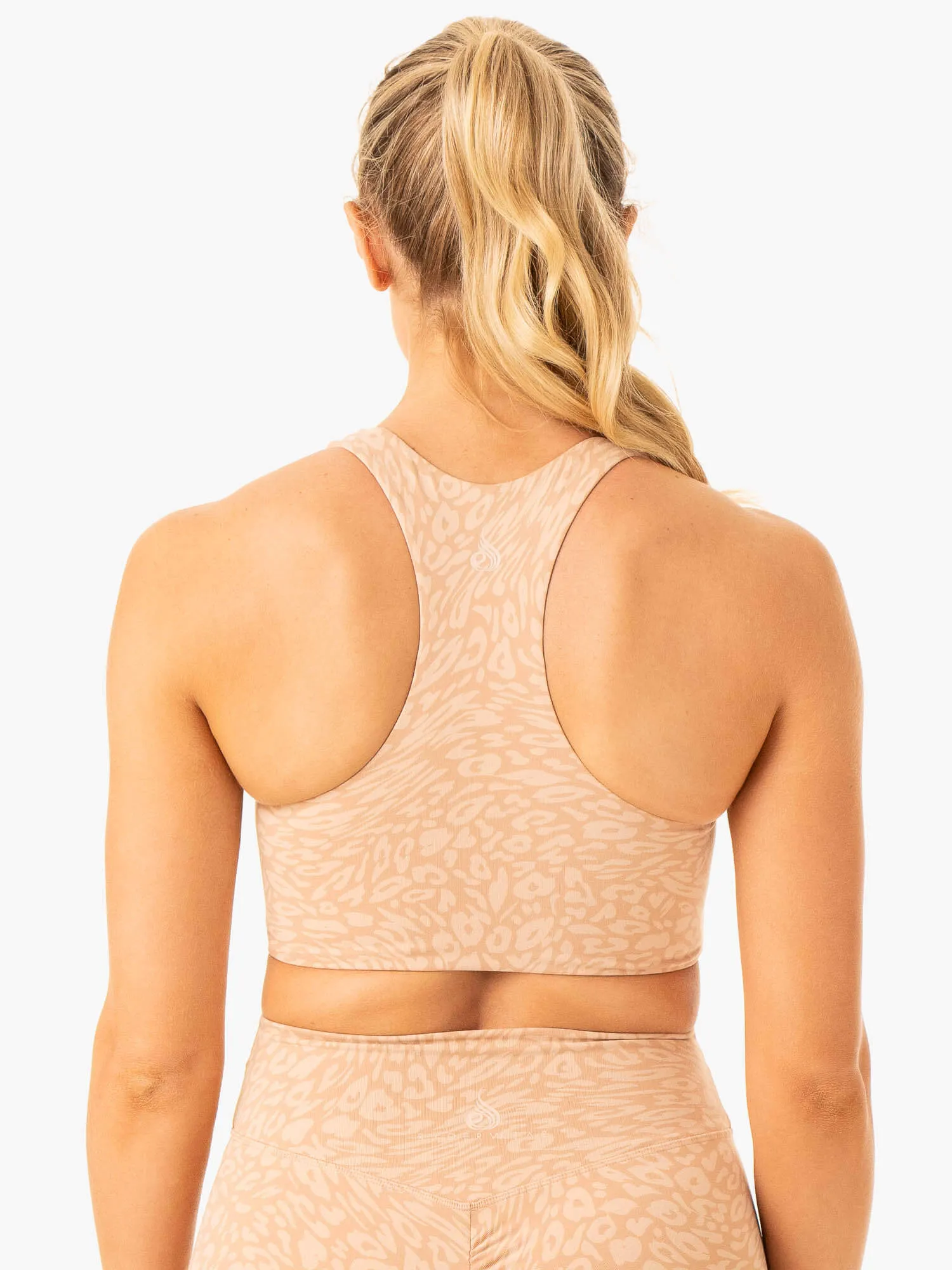 Rotation Sports Bra - Sandstone Leopard