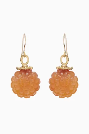 Shell Trochus Earring - Pink Aventurine