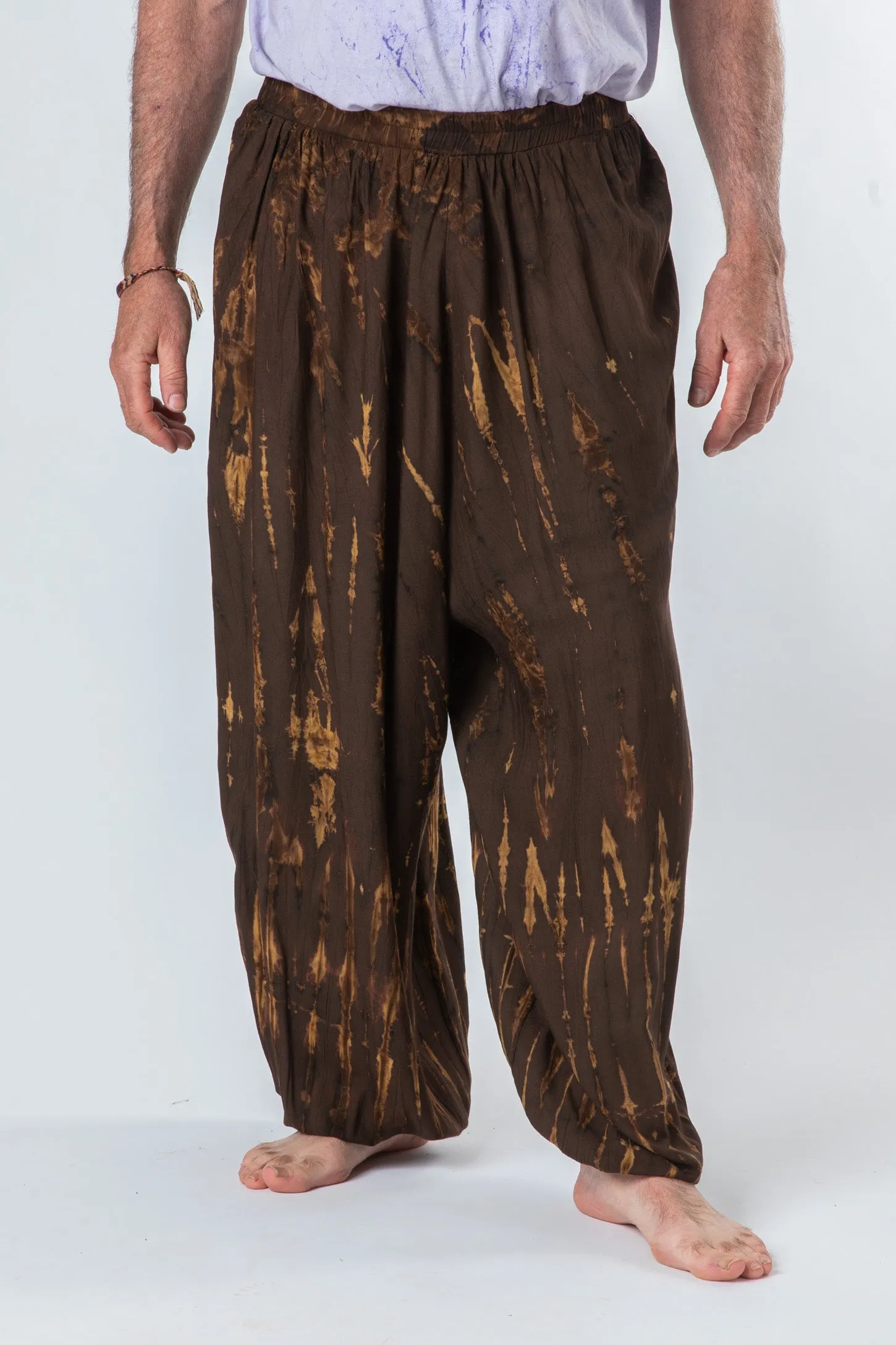 Shibori Mens Tie Dye Harem Pants