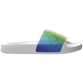 Slydes Glacier Womens Rainbow Sliders