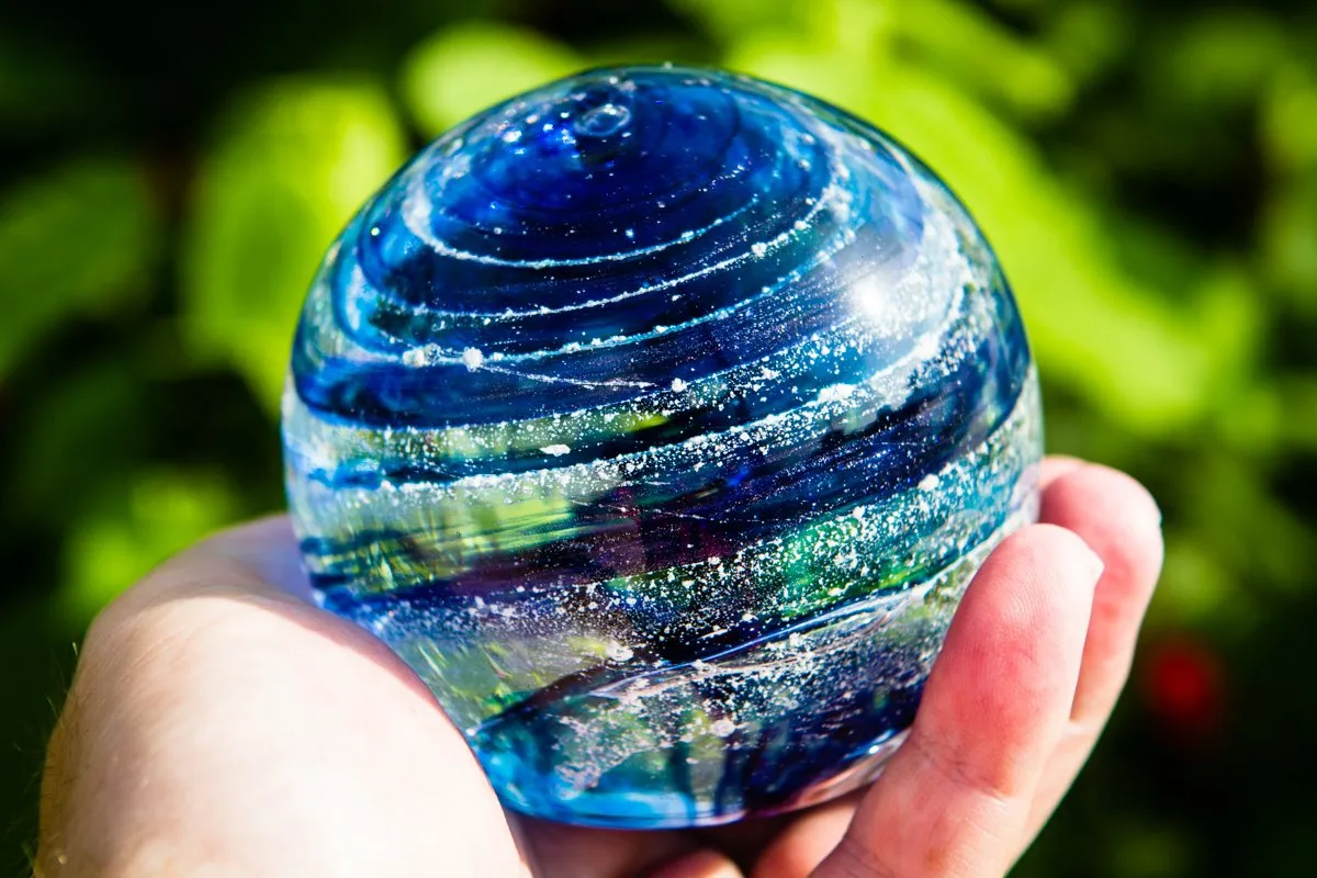 Sparkle Paperweight with Cremation Ashes