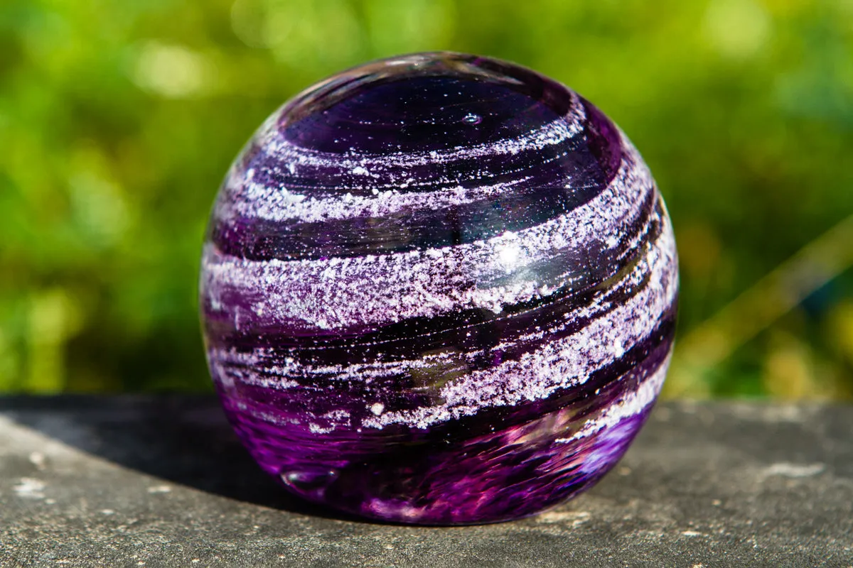 Sparkle Paperweight with Cremation Ashes