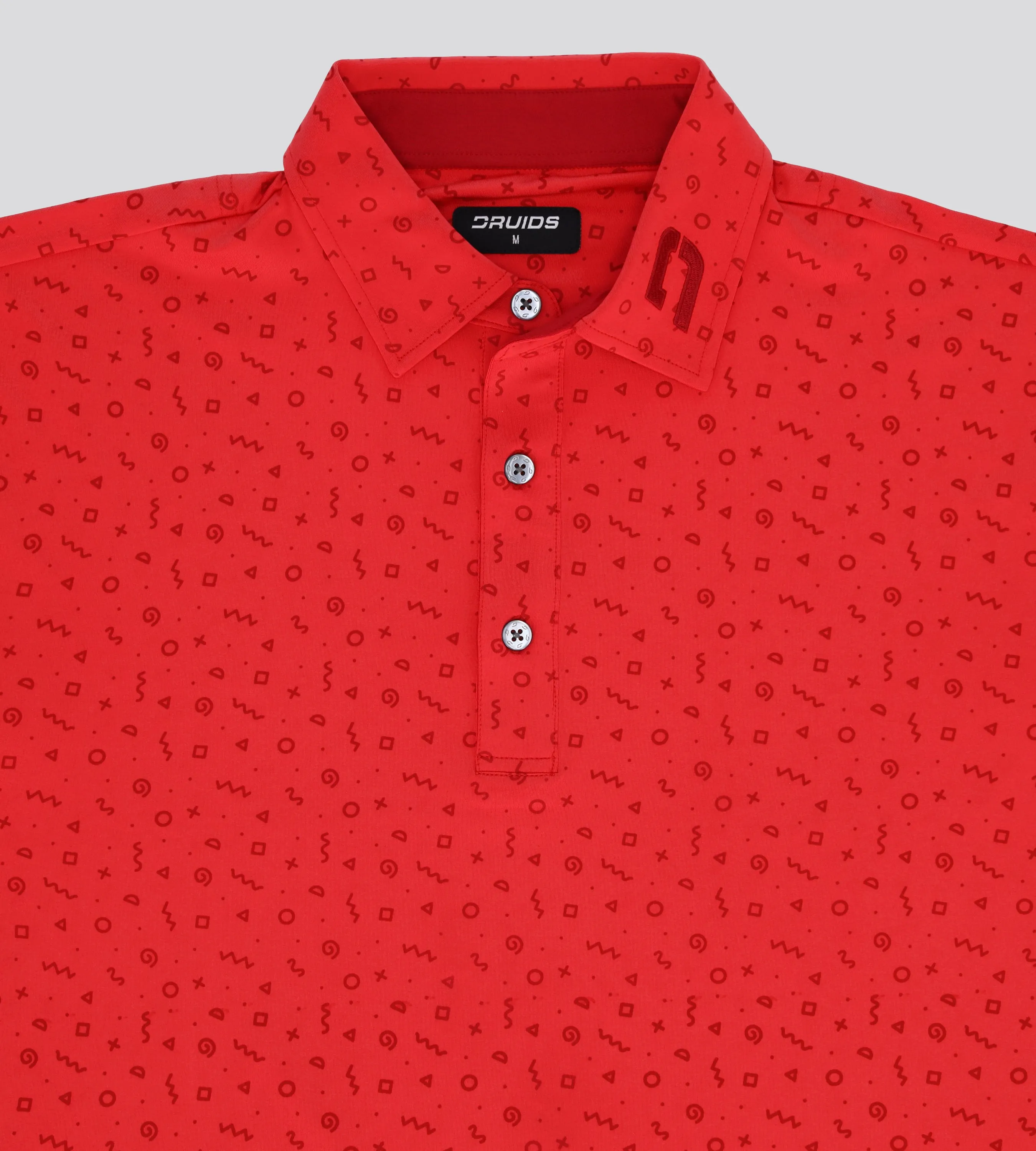 SQUIGGLE POLO - RED