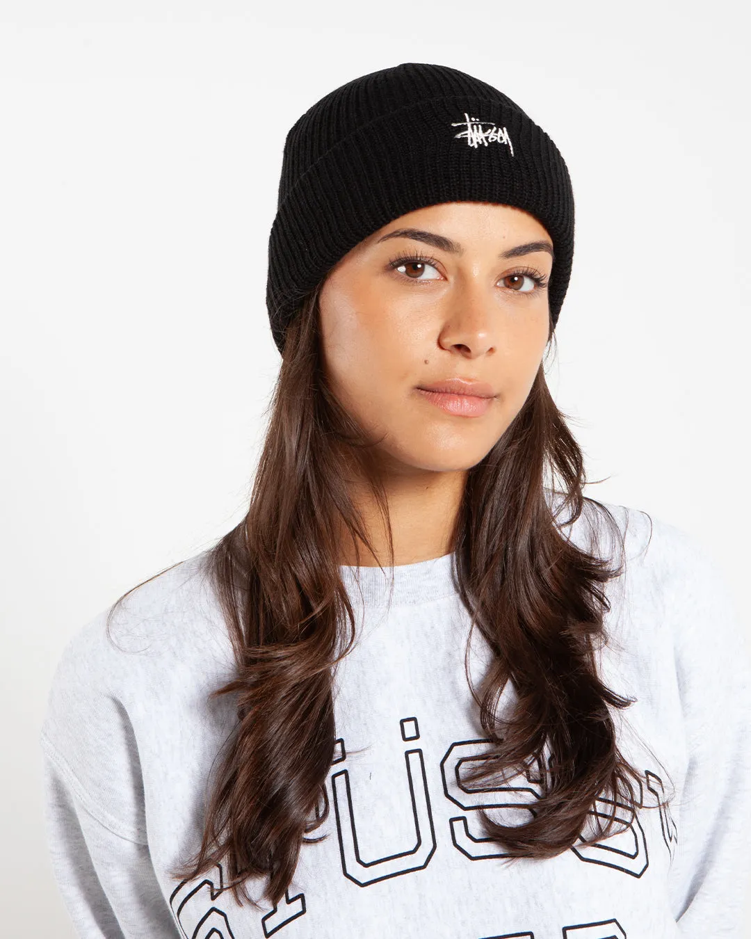 Stüssy Basic Cuff Beanie Black