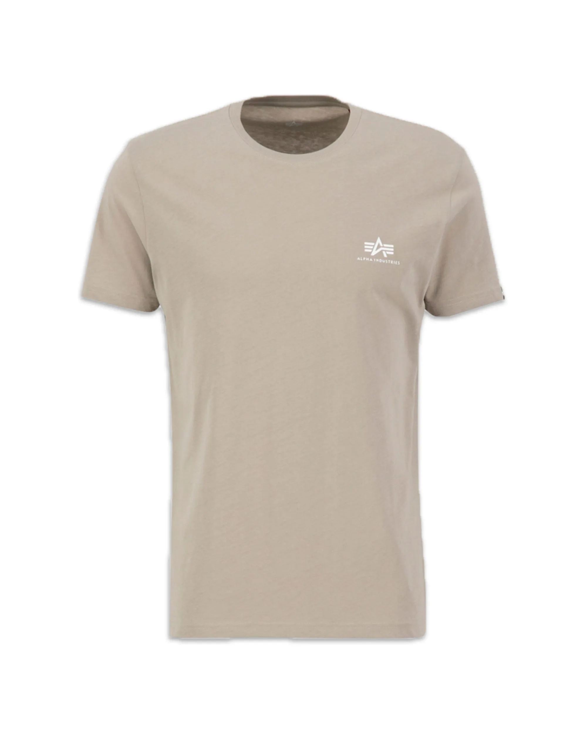 T-Shirt Uomo Alpha Industries Small Logo Vintage Sand