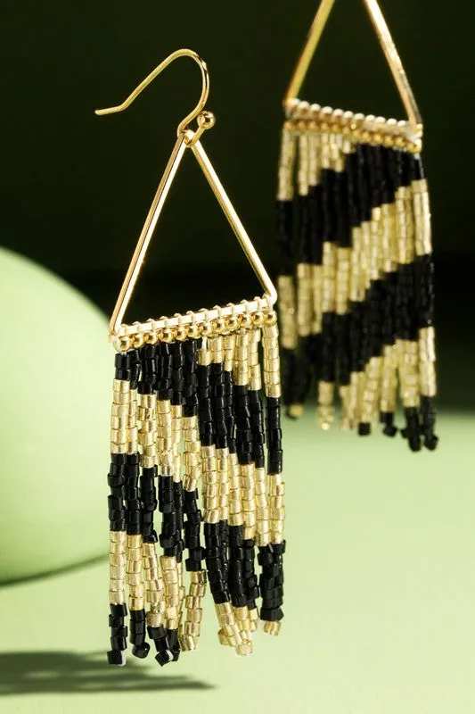 Triangle Fringe Earring