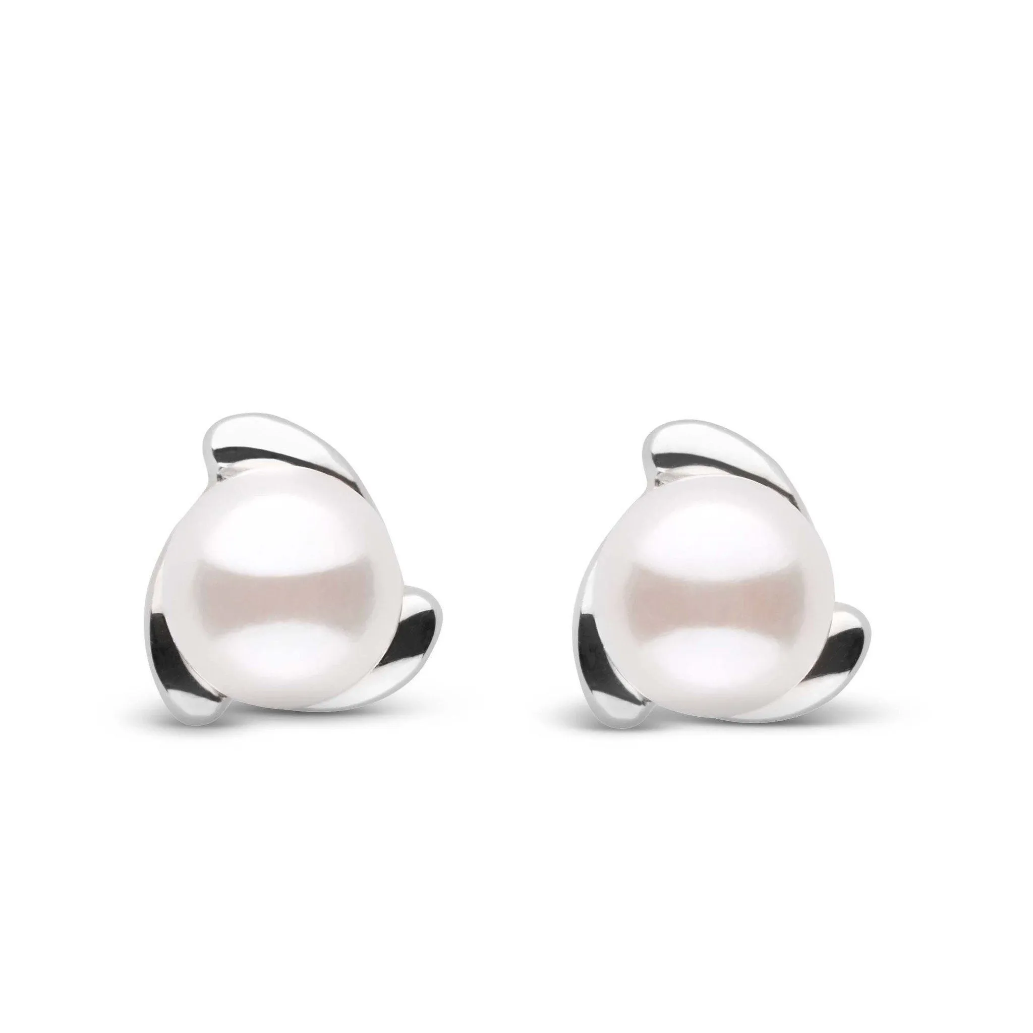 Trillium Collection Akoya Pearl Earrings