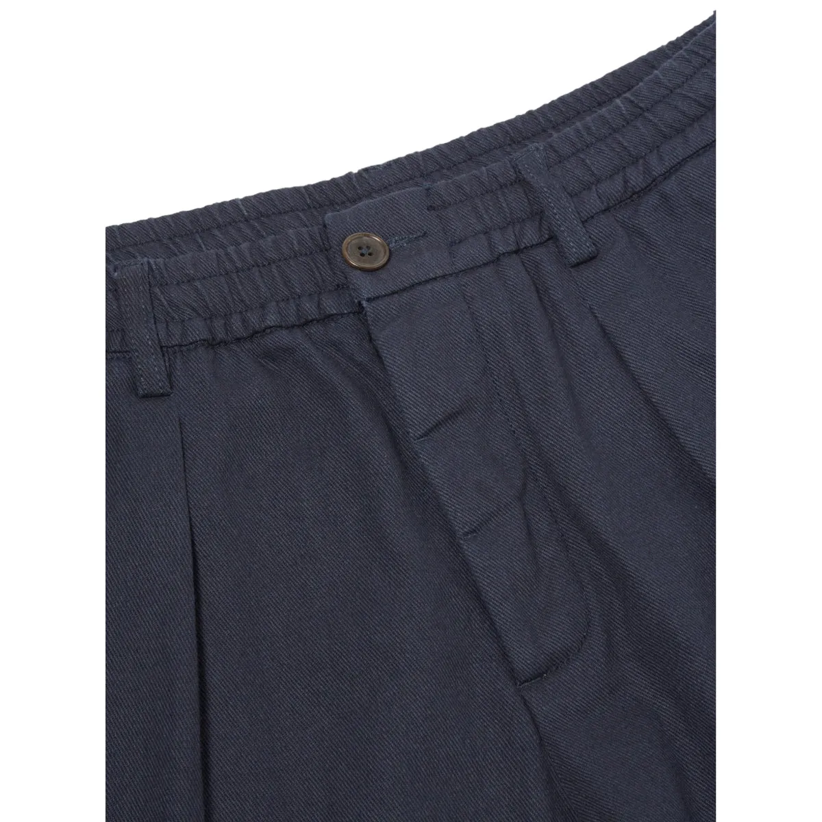 Universal Works Pleated Track Pant 29181 Winter Twill navy