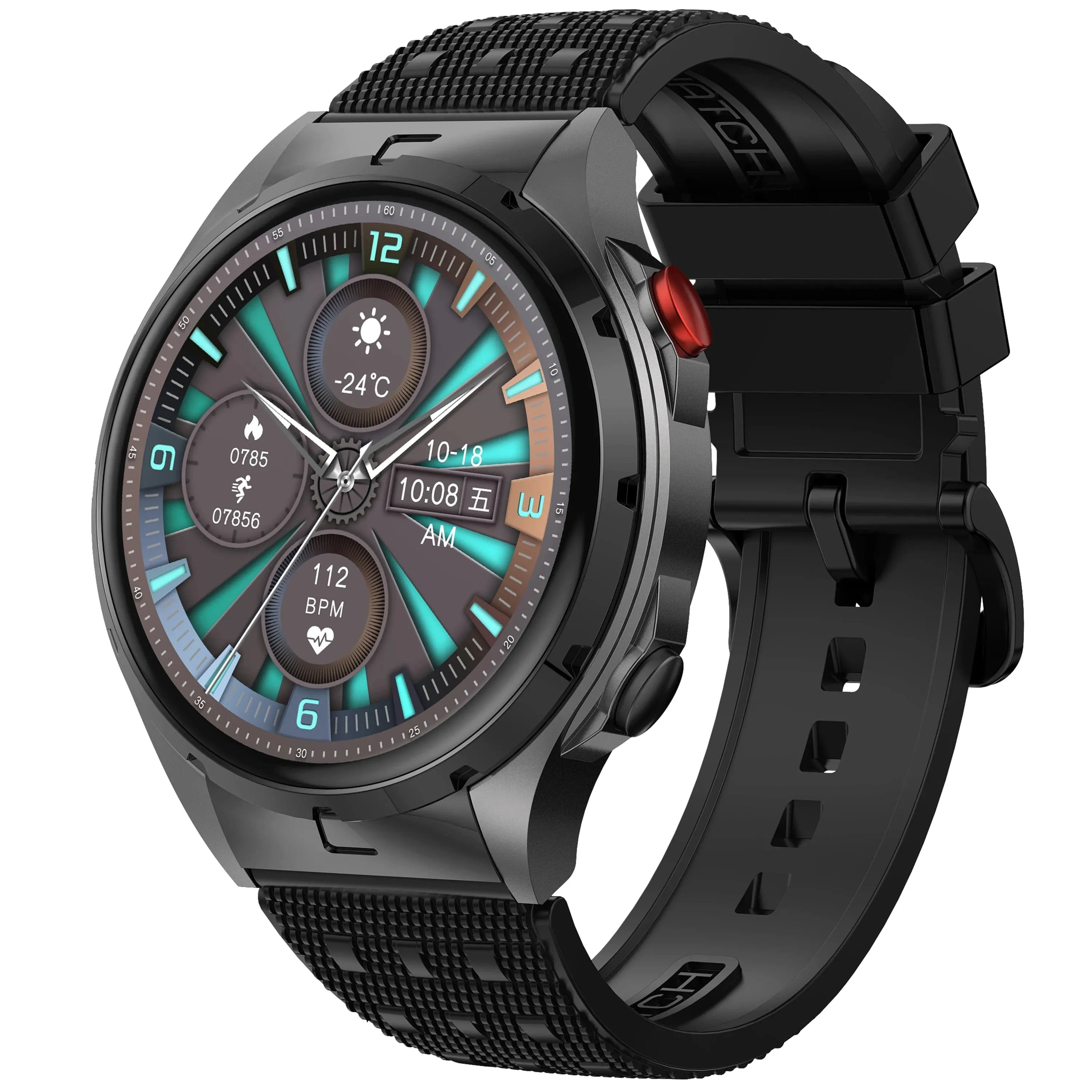 VALDUS 1.43Inch AMOLED Screen Dual Bluetooth Chip Call Smartwatch Supports NFC Stress Test VS47 PRO Fashion Smart Watch