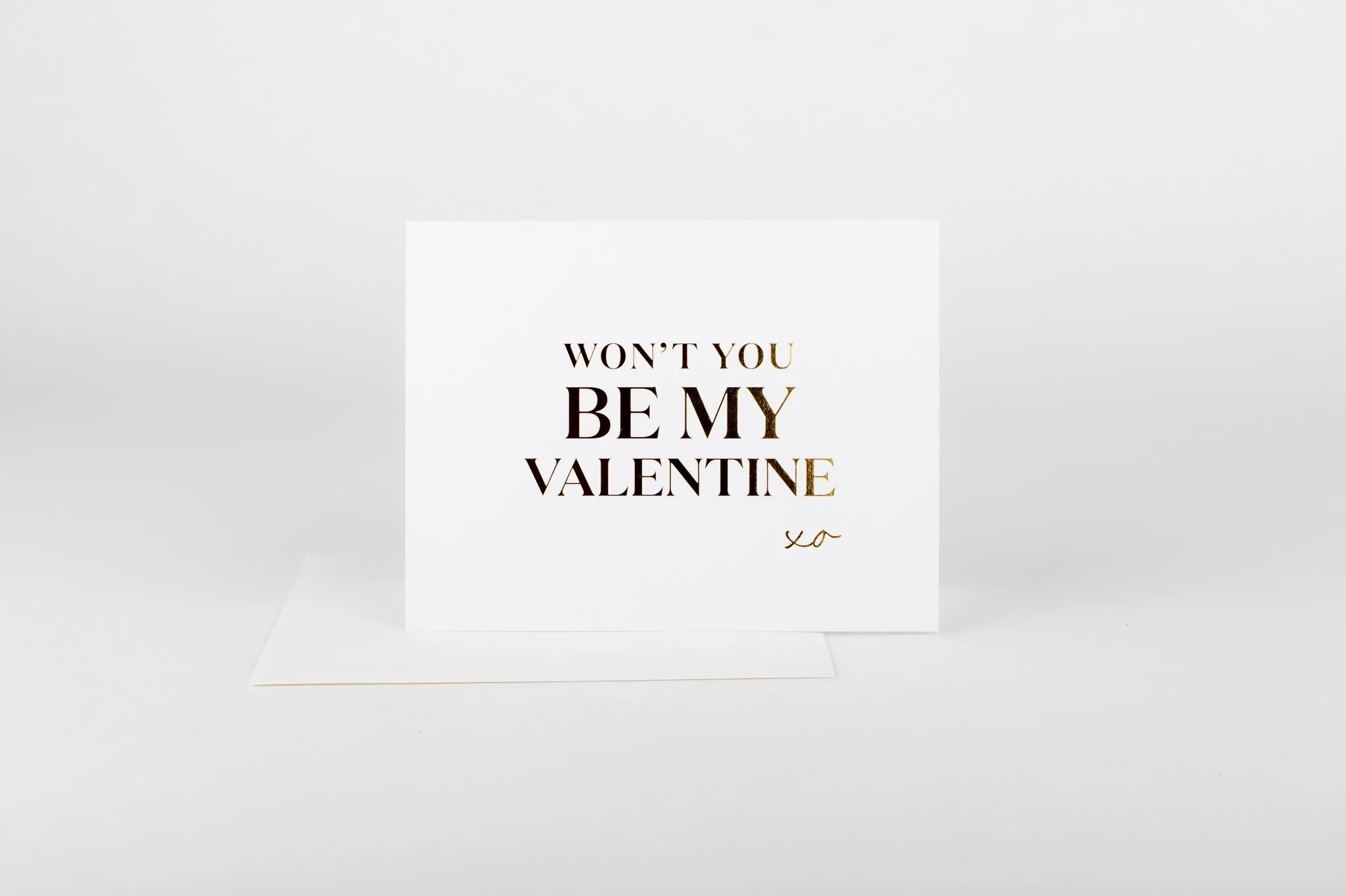 Won't You Be My Valentine Card