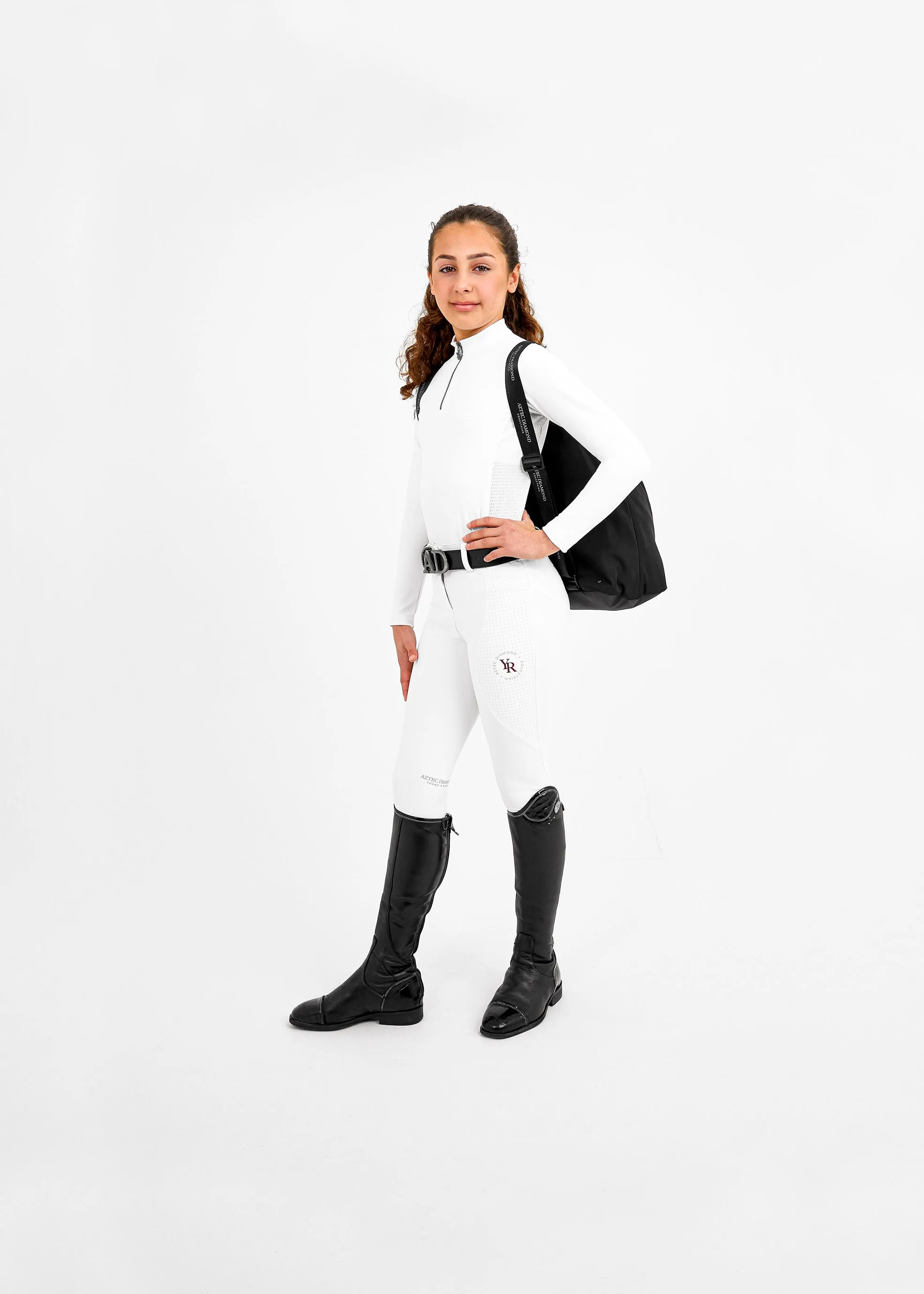 YR White Competition Breeches